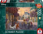 Schmidt 59690 - Disney, The Aristocats, Thomas Kinkade, Puzzle, 1000 Teile