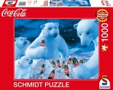 Schmidt 59913 - Coca Cola, Polarbären, Puzzle, 1000 Teile