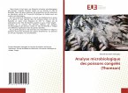 Analyse microbiologique des poissons congelés (Thomson)