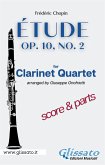 Étude by Chopin - Clarinet Quartet (score & parts) (fixed-layout eBook, ePUB)