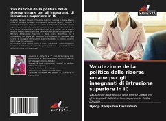Cover Valutazione della politica delle risorse umane per gli insegnanti di istruzione superiore in IC