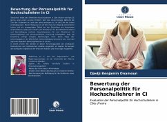 Bewertung der Personalpolitik für Hochschullehrer in CI - ONAMOUN, Djedji Benjamin