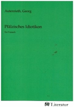 Cover Pfälzisches Idiotikon