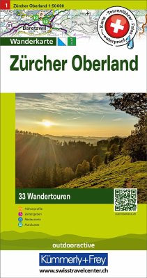 Zürcher Oberland Nr. 01 Touren-Wanderkarte 1:50 000