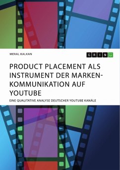 Product Placement als Instrument der Markenkommunikation auf YouTube (eBook, PDF)
