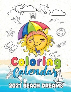 Coloring Calendar 2021 Beach Dreams - Gumdrop Press
