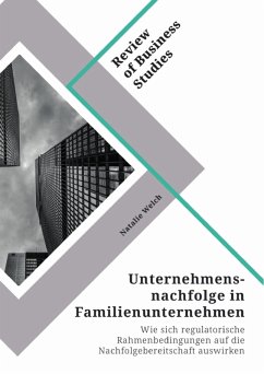Unternehmensnachfolge in Familienunternehmen (eBook, PDF)