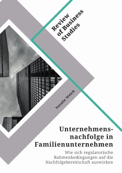 Unternehmensnachfolge in Familienunternehmen (eBook, PDF) - Welch, Natalie