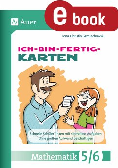 Ich-bin-fertig-Karten Mathematik Klassen 5-6 (eBook, PDF) - Grzelachowski, Lena-Christin