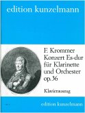 Konzert Es-Dur op.36 für Klarinette und Orchester für Klarinette und Klavier