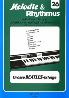 Cover Große Beatles-Erfolge: für E-Orgel / Keyboard