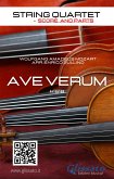 String Quartet: Ave Verum by Mozart (score & set of parts) (fixed-layout eBook, ePUB)