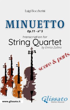 Minuetto (Boccherini) - String Quartet score & parts (fixed-layout eBook, ePUB) - Boccherini, Luigi