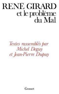 Cover René Girard et le problème du mal