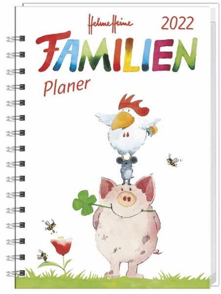 Helme Heine Familienplaner Buch A6 2022 von Helme Heine - Kalender  portofrei bestellen
