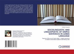 SOCIOLINGUISTIC AND LINGUOPOETIC OF SIMPLE SENTENCES IN UZBEK LANGUAGE