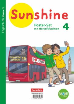 Sunshine - Zu allen Ausgaben (Neubearbeitung) - 4. Schuljahr Poster-Set mit Bookii-Funktion und Beilage - 3 verschiedene - Bensmann, Inga;Haudeck, Helga