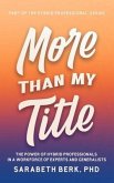 More Than My Title (eBook, ePUB)