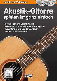 Cover Akustik-Gitarre spielen ist ganz einfach + CD + DVD