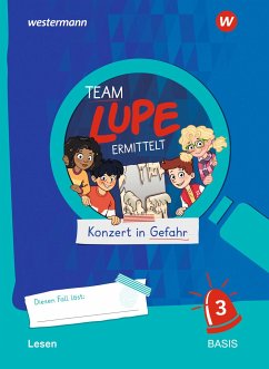 Cover TEAM LUPE ERMITTELT - Übungshefte. Lesen 3