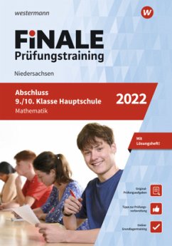 FiNALE Prüfungstraining Abschluss 9./10. Klasse Hauptschule Niedersachsen Mathematik 2022 Arbeitsbuch mit Lösungsheft - Humpert, Bernhard;Lenze, Martina;Libau, Bernd