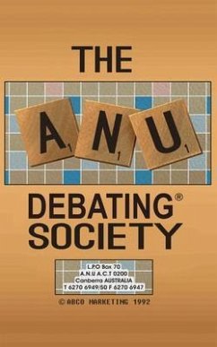 Cover The ANU Debating Society (eBook, ePUB)