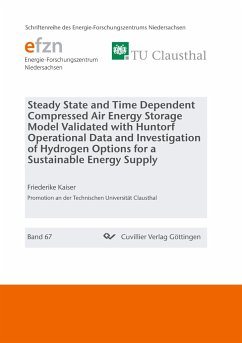 Steady State and Time Dependent Compressed Air Energy Storage Model Validated with Huntorf Operational Data and Investigation of Hydrogen Options for a Sustainable Energy Supply - Kaiser, Friederike