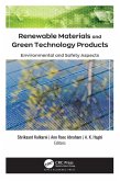 Renewable Materials and Green Technology Products (eBook, ePUB)