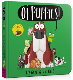 Oi Puppies Board Book - Gray, Kes