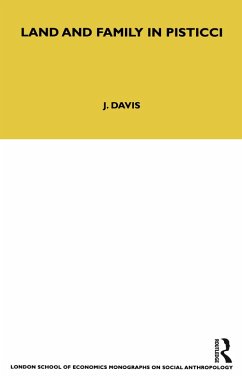 Land and Family in Pisticci (eBook, ePUB) - Davis, J.