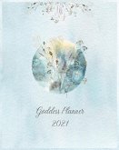 2021 Goddess Planner - Weekly, Monthly 8" x" 10" with Moon Calendar, Journal, To-Do Lists, Self-Care and Habit Tracker