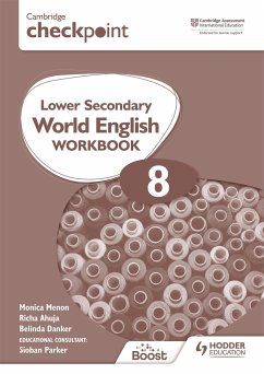 Cambridge Checkpoint Lower Secondary World English Workbook 8 - Menon, Monica