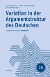 Variation in der Argumentstruktur des... - Bild 1