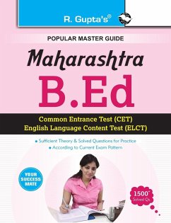 Maharashtra B.Ed. (CET & ELCT) Exam Guide - Board, Rph Editorial