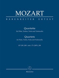 Cover Quartette für Flöte und Streichtrio Studienpartitur