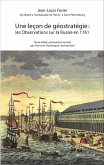 Une Lecon de geostrategie : les Observations sur la Russie en 1761 (eBook, ePUB)
