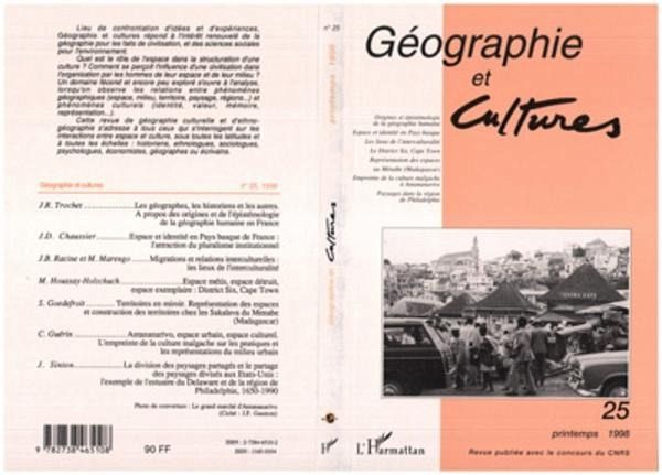 GEOGRAPHIE ET CULTURES N(deg) 25 (eBook, ePUB)