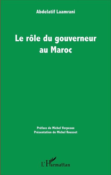 Le role du gouverneur au Maroc (eBook, ePUB)