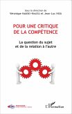 Pour une critique de la competence (eBook, ePUB)