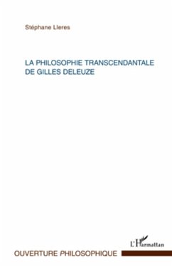 Cover La philosophie transcendantale de Gilles Deleuze (eBook, ePUB)