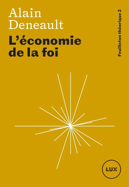 L'economie de la foi (eBook, ePUB) L'economie de la foi (eBook, ePUB)
