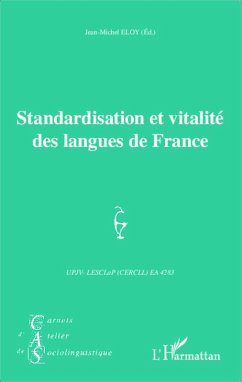 Cover Standardisation et vitalite des langues de France (eBook, ePUB)