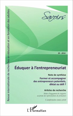 Eduquer a l'entrepreneuriat (eBook, ePUB) - Ouvrage collectif, Collectif