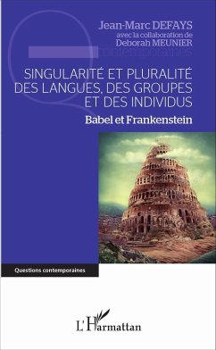 Cover Singularite et pluralite des langues, des groupes et des individus (eBook, ePUB)