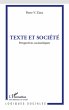 Texte et societe (eBook, ePUB) - Bild 1