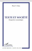 Texte et societe (eBook, ePUB) Texte et societe (eBook, ePUB)