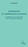 Integration et cooperation en Afrique (eBook, ePUB)