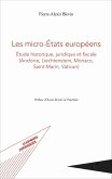 Les micro-Etats europeens (eBook, ePUB)