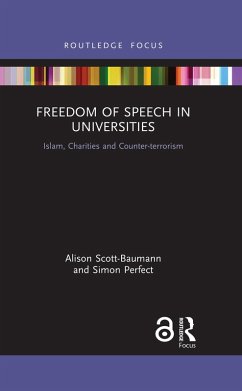 Freedom of Speech in Universities (eBook, PDF) - Scott-Baumann, Alison; Perfect, Simon