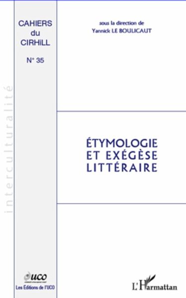 Etymologie et exegese litteraire (eBook, ePUB) Etymologie et exegese litteraire (eBook, ePUB)